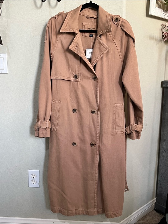 American Eagle Outfitters Jackets & Blazers - American Eagle Outfitters  Double-Breasted Trench Coat